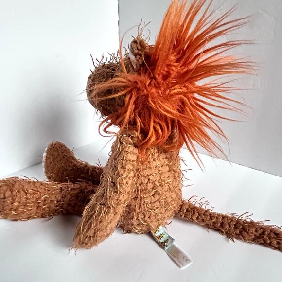 Vintage Bunnies By The Bay Rory Lion Plush 8″ Corduroy Lovie Collectible - Picture 5 of 7